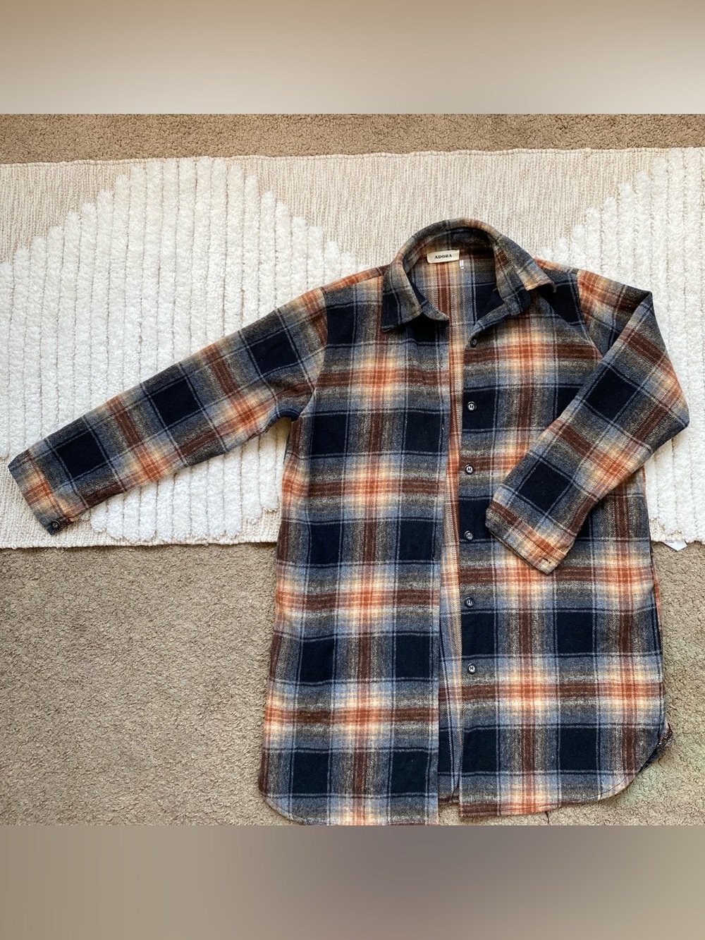 Adora Plaid Flannel Jacket